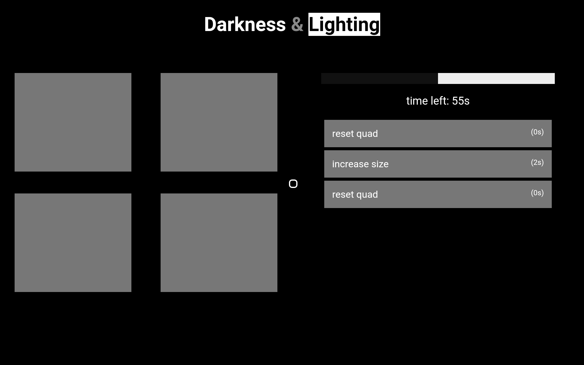 Darkness & Lighting